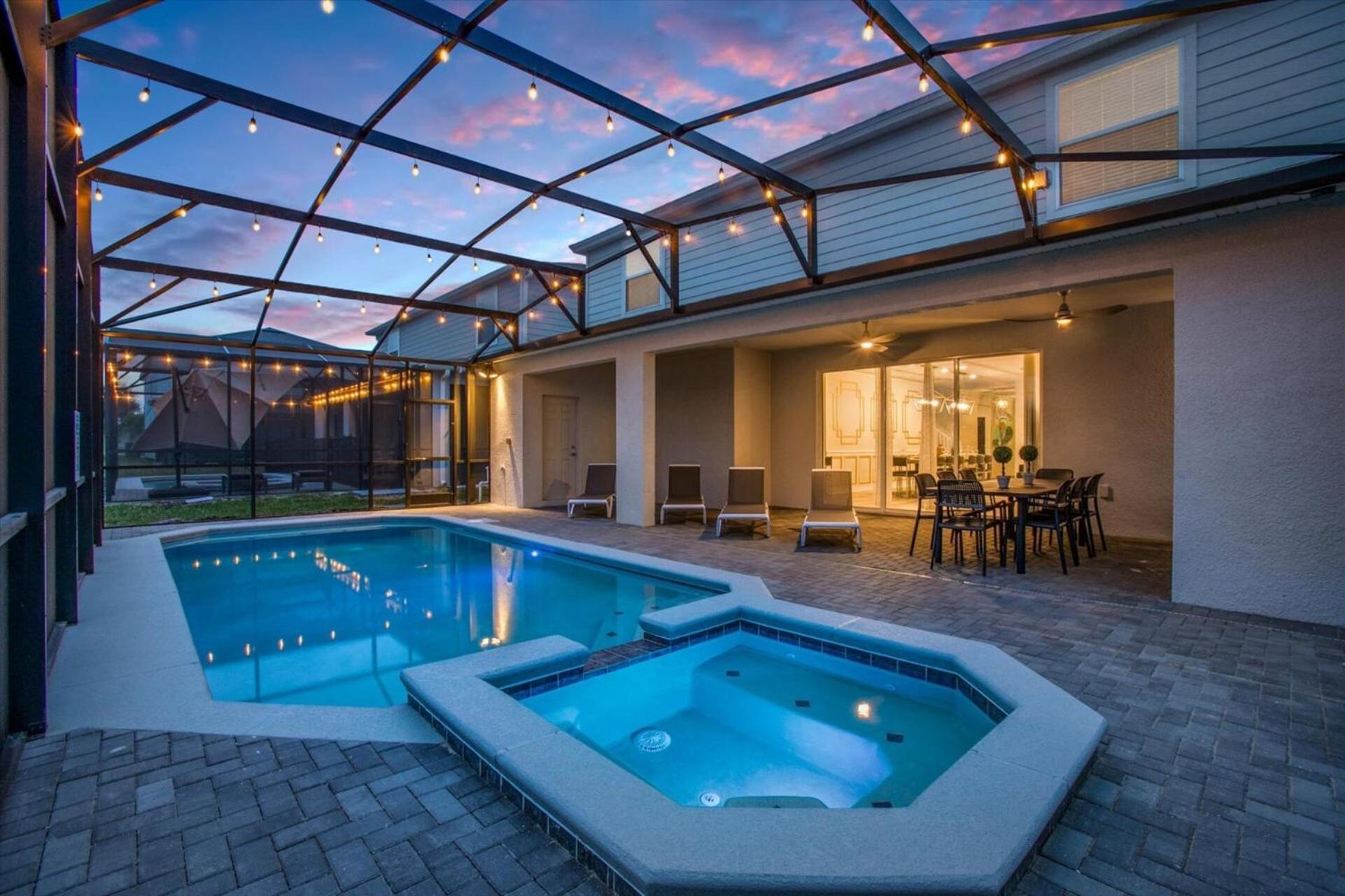 Orlando Villa 6463: Luxurious 10-Bedroom Retreat Davenport Eksteriør bilde